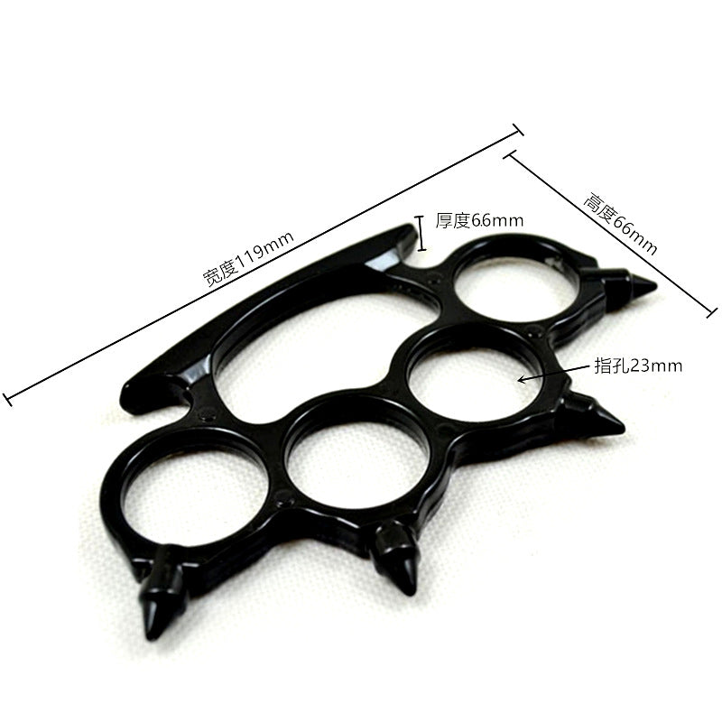 Pointed-Brass Knuckle Duster Defense Window Breaker Fitness Training Boxing Combat Protective Gear EDC Tool