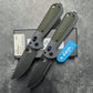 Outdoor Saber Benchmade 430BK Folding Knife Nylon Fiber Handle D2 Blade Camping Security Defense Pocket Knives EDC Tool