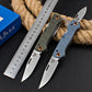 Benchmade 317 Folding Knife G10 Linen Handle Multifunction Outdoor Camping Practical Bottle Opener Safety EDC Tool