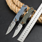 Benchmade 317 Folding Knife G10 Linen Handle Multifunction Outdoor Camping Practical Bottle Opener Safety EDC Tool