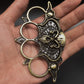 Demon King-Brass Knuckle Duster Defense Window Breaker Fitness Training Boxing Combat Protective Gear EDC Tool