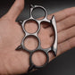 Pointed-Brass Knuckle Duster Defense Window Breaker Fitness Training Boxing Combat Protective Gear EDC Tool