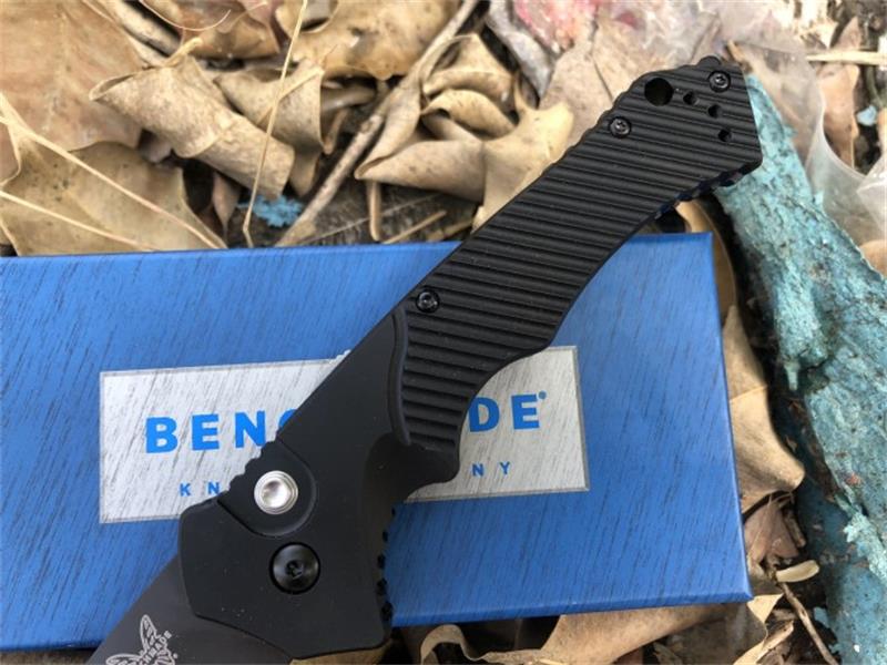 Benchmade 9600BK Folding Knife Aluminum Handle S30V Camping Safety Self Defense Pocket Military Knives EDC Tool