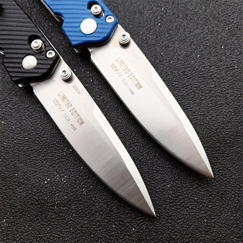 Benchmade 485 Folding Knife Glass fiber Handle Outdoor Survival Safety Pocket Knives