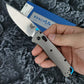 Ручка из титанового сплава Benchmade 535 Bugout Складной нож D2 Лезвие для мытья камня Открытый безопасный карманный нож EDC Инструмент