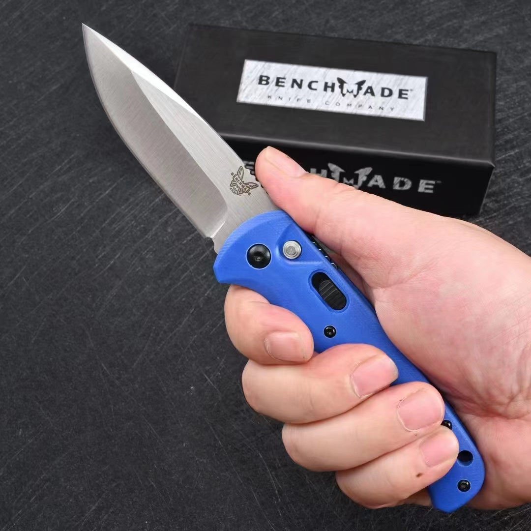 Camping G10 Handle Benchmade 4300 Tactical Folding Knife Outdoor Hunting Survival Pocket Knives Portable EDC Tool