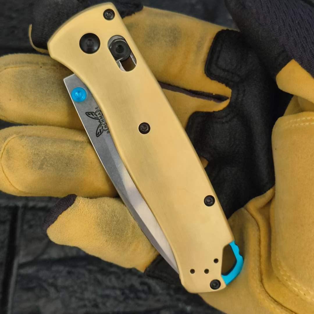 Copper Handle Benchmade 535 Bugout Axis Folding Knife Outdoor Tactical Security Defense Camping Fishing Hunting Pocket Knives EDC Tool