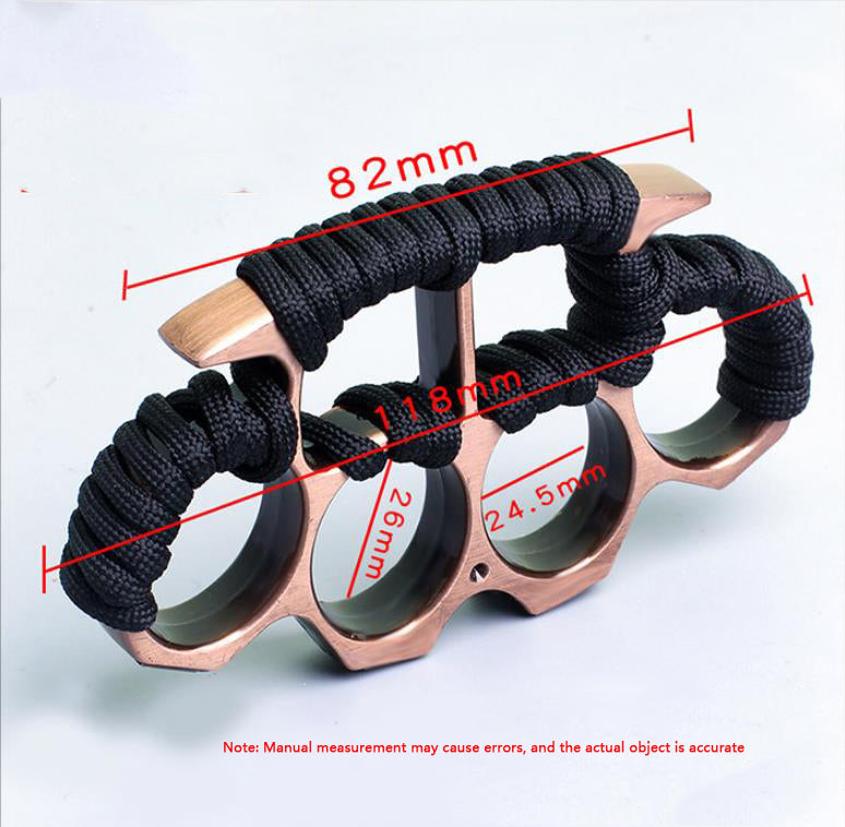 Thickened Daredevil-Knuckle Duster Defense Window Breaker Fitness Training Boxing Combat Protective Gear EDC Tool