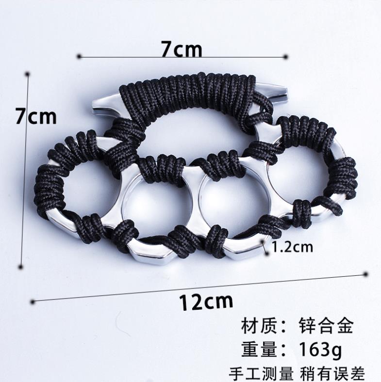 Paracord - Brass Knuckle Duster Defense Window Breaker Fitness Training Boxing Combat Protective Gear