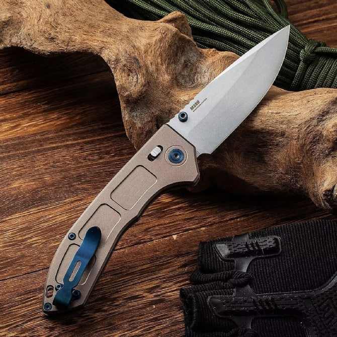Benchmade 748 Folding Knife Aluminum Handle Outdoor Hunting Carry Defense Pocket Knife EDC Tools