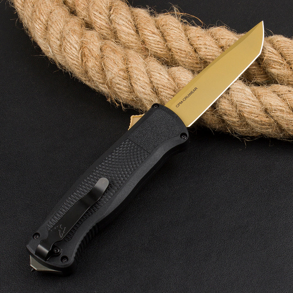 Benchmade 5370FE Tactical Knife Aluminum Handle Outdoor Hunting Fishing Defense Pocket Knives EDC Tools