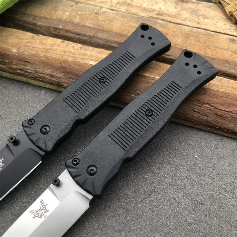 Benchmade 530 Folding Knife 440C Blade Hard Nylon Fiberglass Handle Camping Hunting Survival Pocket Knives
