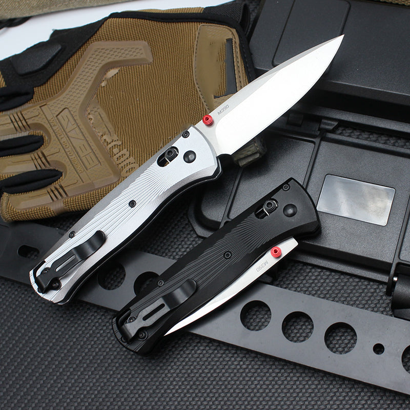 M390 Blade Benchmade 535 Bugout Folding Knife Aluminum Handle Outdoor Safety-defend Pocket Military Knives EDC Tool