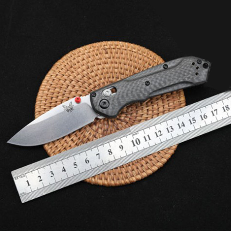 Carbon Fiber Handle Benchmade 565 Axis Folding Knife Outdoor High Quality Camping Safety Defense Pocket Military Knives EDC Tool