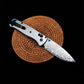 Лезвие из дамасской стали Benchmade 535 Bugout, тактический складной нож, ручка из титанового сплава, карманные ножи для выживания на открытом воздухе