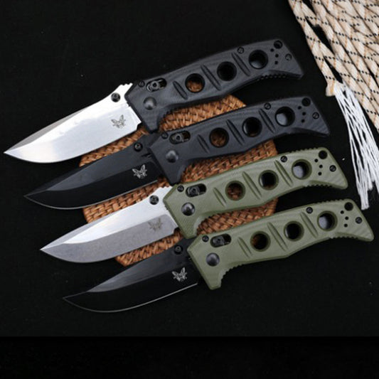 Тактический складной нож Benchmade, 273 оси, G10, ручка для кемпинга, выживания, безопасности, карманные военные ножи, инструмент EDC