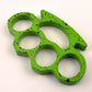Pattern-Thickened Brass Knuckle Duster Defense Window Breaker Fitness Training Boxing Combat Protective Gear EDC Tool