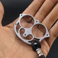 Sloth-Brass Knuckle Duster Defense Window Breaker Fitness Training Boxing Combat Protective Gear EDC Tool
