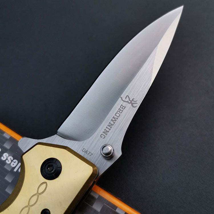 Браунинг Открытый Кемпинг Тактический Складной Нож Выживания Безопасности Карманные Военные Ножи Портативный EDC Инструмент