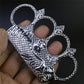 Neptune Four Fingers-Brass Knuckle Duster Defense Window Breaker Fitness Training Boxing Combat Protective Gear EDC Tool