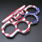 Citi USA-Brass Knuckle Duster Defense Window Breaker Fitness Training Boxing Combat Protective Gear EDC Tool