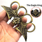 Eagle King-Brass Knuckle Duster Defense Window Breaker Fitness Training Boxing Combat Protective Gear EDC Tool