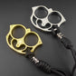 Sloth-Brass Knuckle Duster Defense Window Breaker Fitness Training Boxing Combat Protective Gear EDC Tool