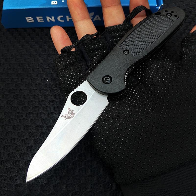 Mini Outdoor Benchmade 555 Folding Knife 440C Sharp Blade Camping Outdoor Safety-defend Knives Pocket Portable EDC Tool