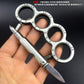 Bullet Knife-Brass Knuckle Duster Defense Window Breaker Fitness Training Boxing Combat Protective Gear EDC Tool