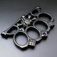 Wolf-Brass Knuckle Duster Defense Window Breaker Fitness Training Boxing Combat Protective Gear EDC Tool