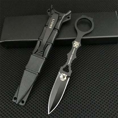 Liome 176 Fixed Blade Pocket Straight Knife Outdoor Camping Military Knives Hunting  Safety-defend Portable Tactical EDC Tool