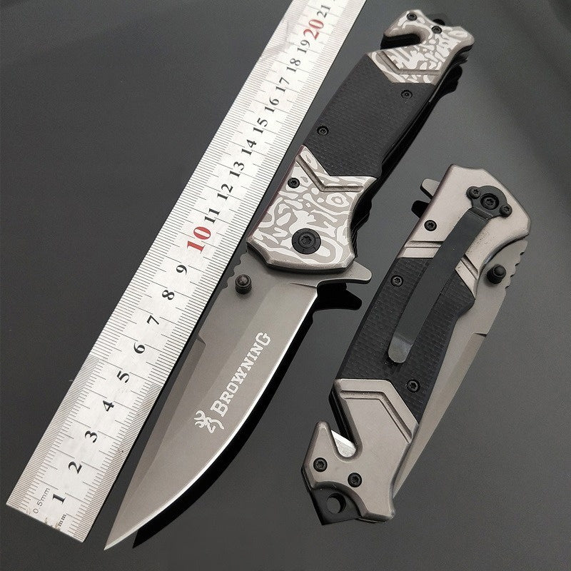 Browning Folding Knife Outdoor Multifunctional Military Knives Survival Knives Defense Pocket Portable EDC Tool
