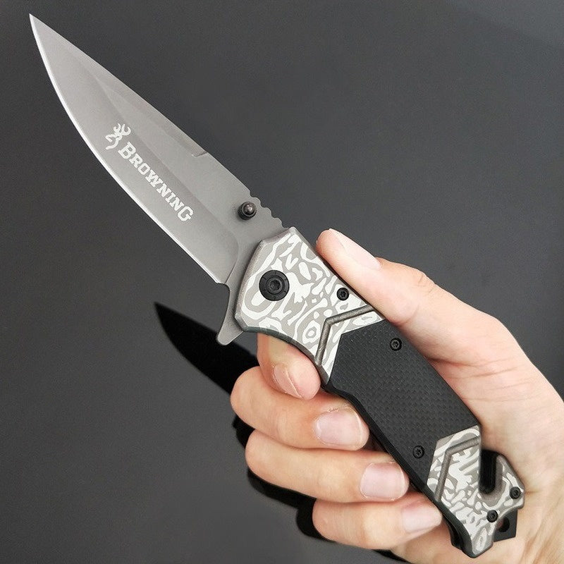 Browning Folding Knife Outdoor Multifunctional Military Knives Survival Knives Defense Pocket Portable EDC Tool