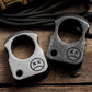 Solid Steel-Brass Knuckle Duster Defense Window Breaker Fitness Training Boxing Combat Protective Gear EDC Tool