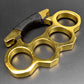 Classic Thickened-Brass Knuckle Duster Defense Window Breaker Fitness Training Boxing Combat Protective Gear EDC Tool