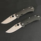Liome C186 Tactical Folding Knife Titanium Alloys Handle High Hardness D2 Blade Saber Outdoor Camping Safety Pocket Knives EDC Tool