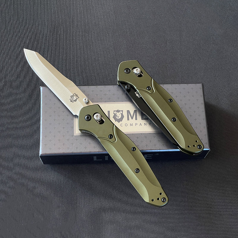 Liome 940 AXIS Folding Knife Aluminum Handle Outdoor Fishing Hunting Saber Safety Defense Pocket Knives EDC Tool