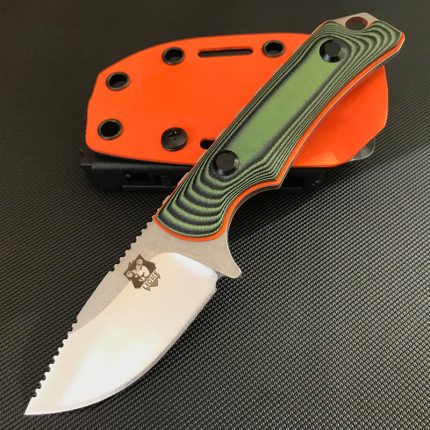 Liome 15017 Tactical Fixed Knife G10 Handle Outdoor Wilderness Fishing Hunting Straight Knives EDC Security Defense Tool