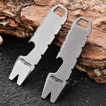 Mini Crowbar Titanium Bottle Opener EDC Gadgets