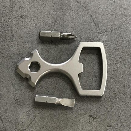 Multi-purpose Portable Titanium Bottle Opener EDC Tool