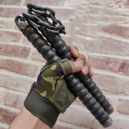 Hollow High Speed Steel Threaded Non-slip Defense Stick